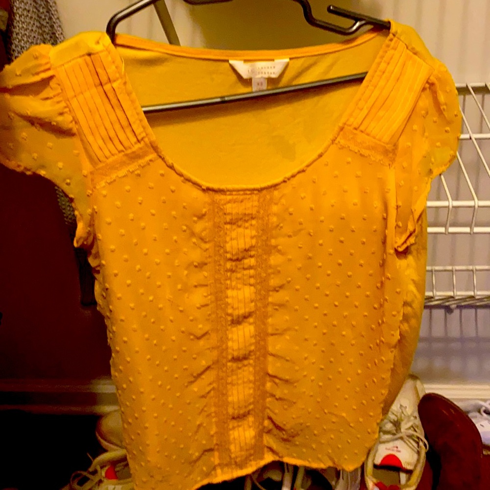 Yellow shirt xs